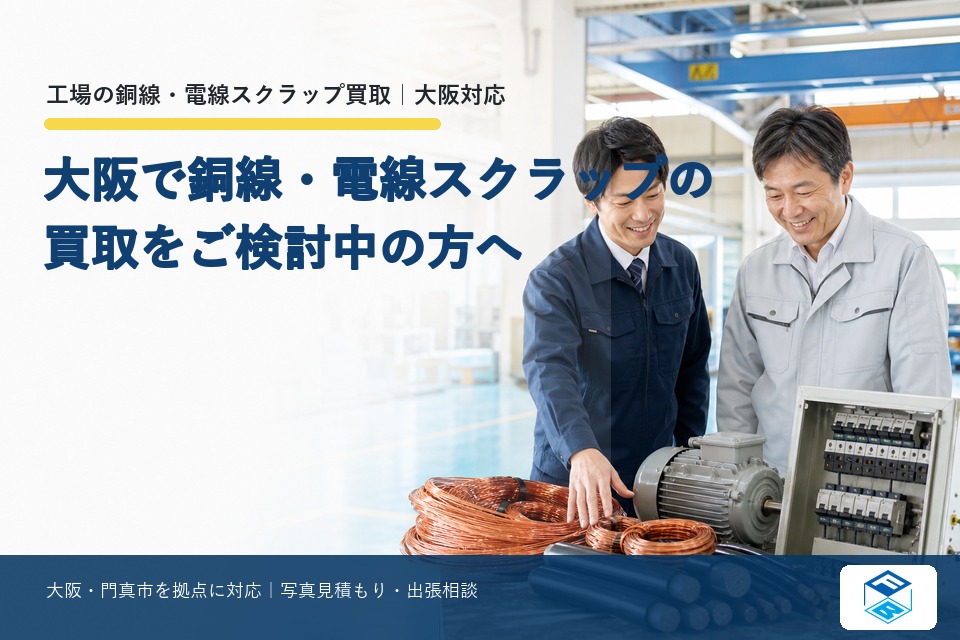 大阪で銅線・電線スクラップの買取をご検討中の方へ