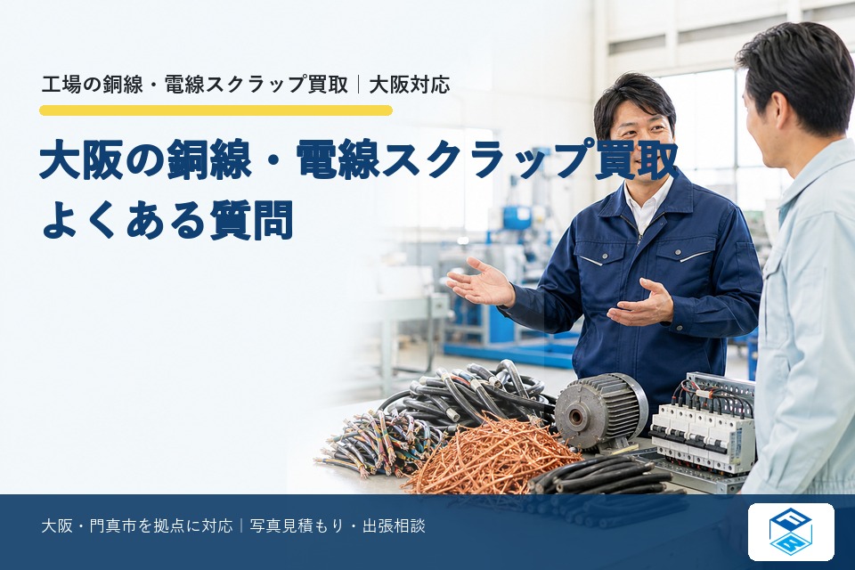 大阪で銅線・電線スクラップ買取のよくある質問